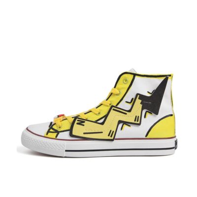 Warrior Hand Drawn High-Gang Couple Lifestyle Shoes - Pikachu