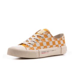 Warrior × FEIYUE INS Couple High Help Canvas Shoes - Yellow