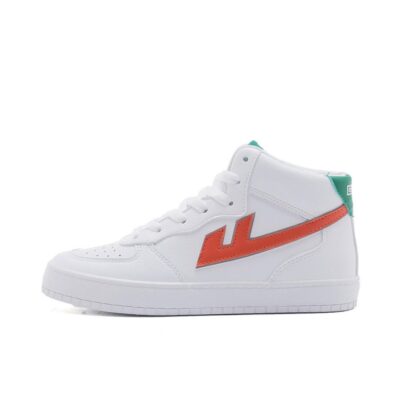 Warrior Air Force One High-Gang All-Match lifestyle Sport shoes - White/Red