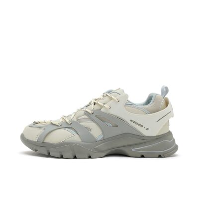 Warrior 貔貅 1.0 Couples Breathe Sport Daddy Shoes - Beige/Gray