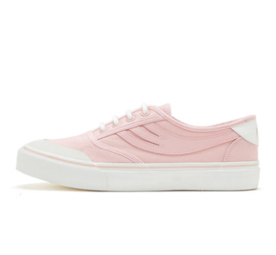 Warrior Couple Low Casual Fruity Canvas Shoes - White/Pink