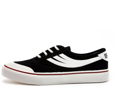 Warrior Couple Low Casual Fruity Canvas Shoes - Black/White