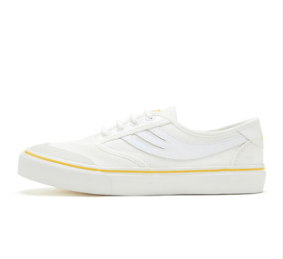 Warrior Couple Low Casual Fruity Canvas Shoes - White/Yellow