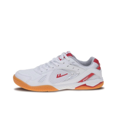 Warrior Mesh Breathable Low Running Shoes - White/Red