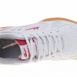 Warrior Mesh Breathable Low Running Shoes - White/Red