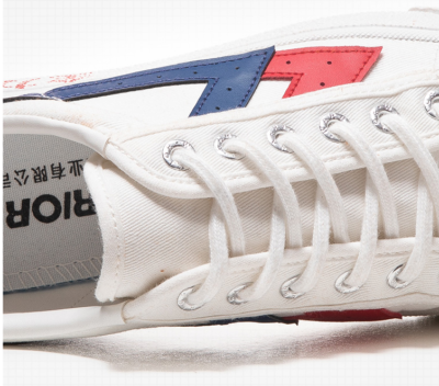 Warrior Patriotic Youth Low Canvas Shoes - Buckle Down