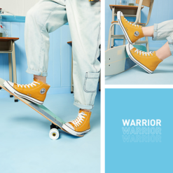 Warrior High Canvas Shoes | Upgraded Version