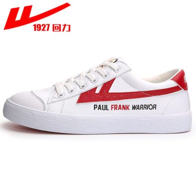 Paul Frank x Warrior Leather Sneakers - White/Red