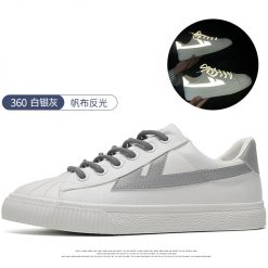 Warrior Night Shadow Canvas Low | 3M Reflective Sneakers