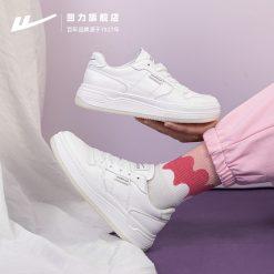 Warrior 2022 Summer Women's Thicken Sole White Sneakers