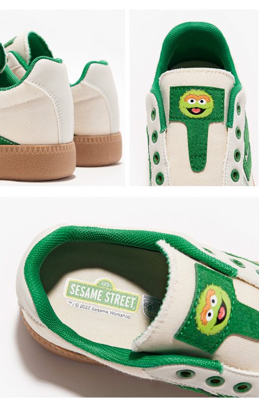 Feiyue x Sesame Street GT Canvas Low Shoes - Cookie Monster & Oscar The Grouch
