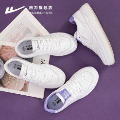 Warrior 2022 Summer Women's Thicken Sole White Sneakers