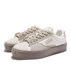 Feiyue Women's Casual Retro Low Shoes - Thickened Vulcanized Sole
