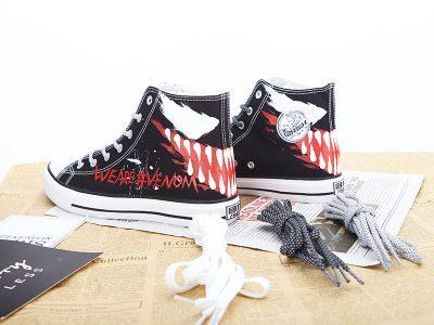 Jessica Lab x Warrior Mid 3M Reflective Canvas Shoes - We Are Venom