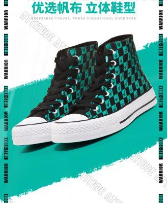 Warrior Checkerboard WMNS Canvas Mid Shoes | 2022 Fall